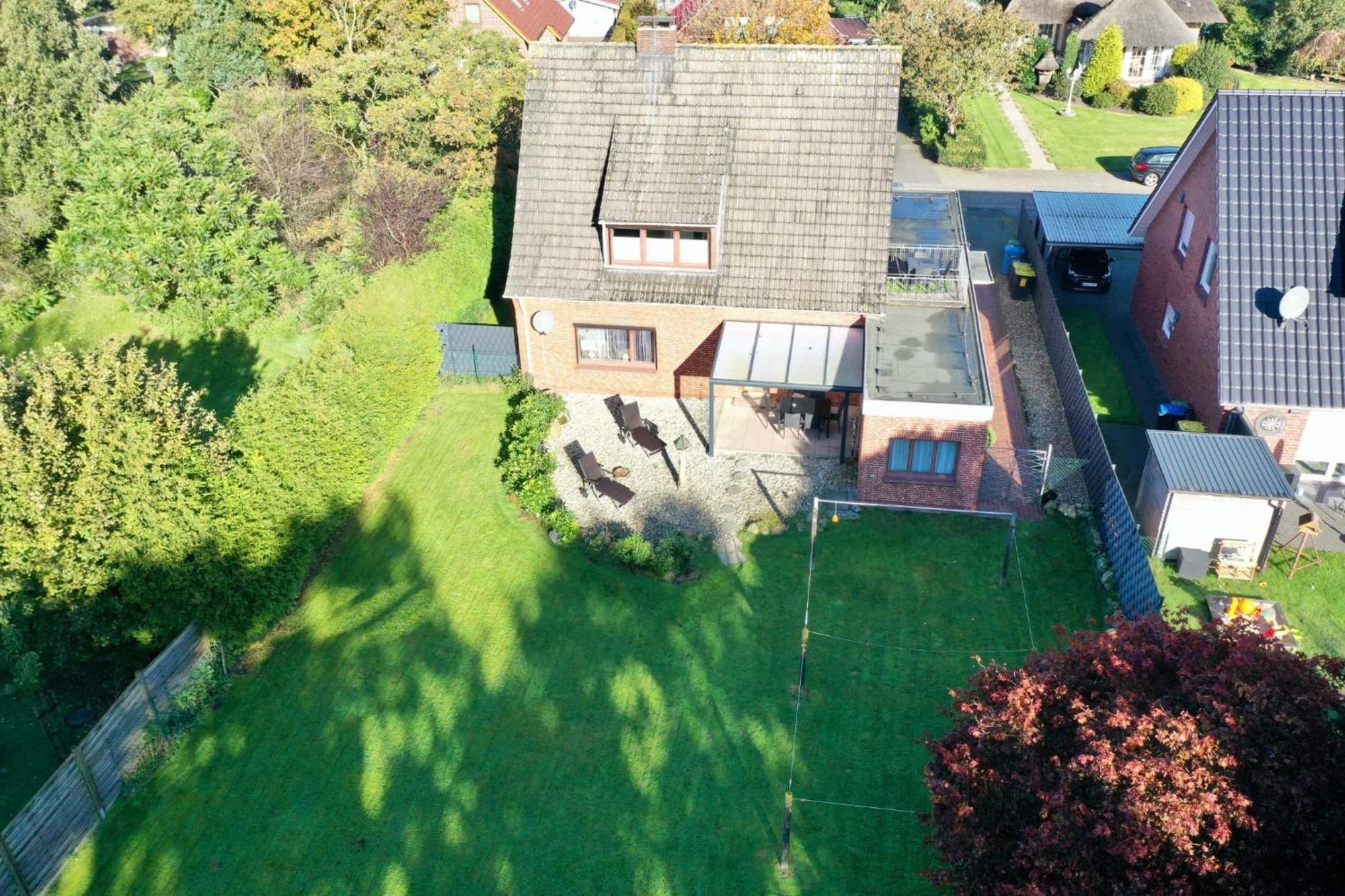 Ferienwohnung Im Erdgeschoss Mit Eingezaeunten Garten Und Terrasse Aurich Luaran gambar