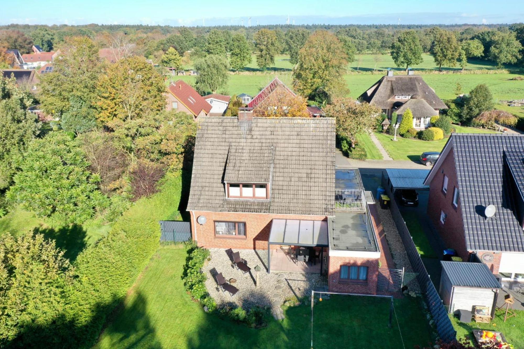 Ferienwohnung Im Erdgeschoss Mit Eingezaeunten Garten Und Terrasse Aurich Luaran gambar